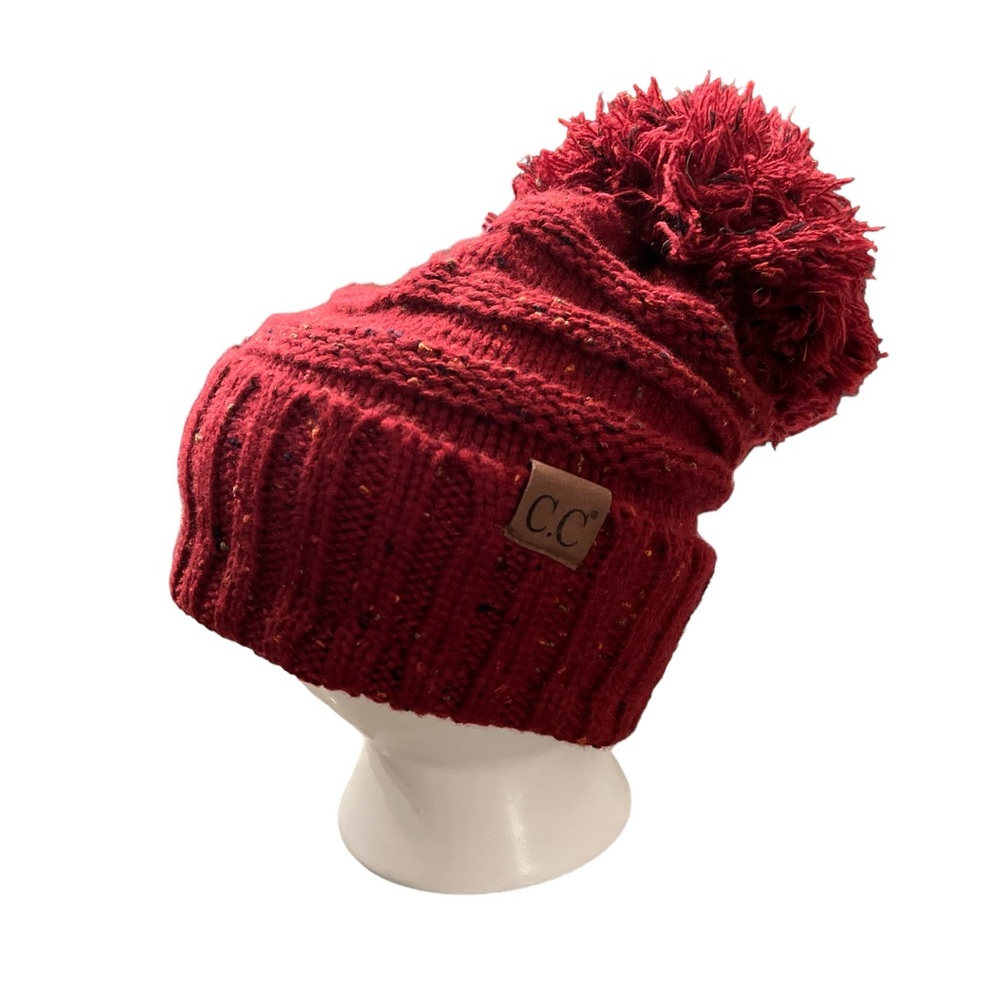 CC Beanie fits large.